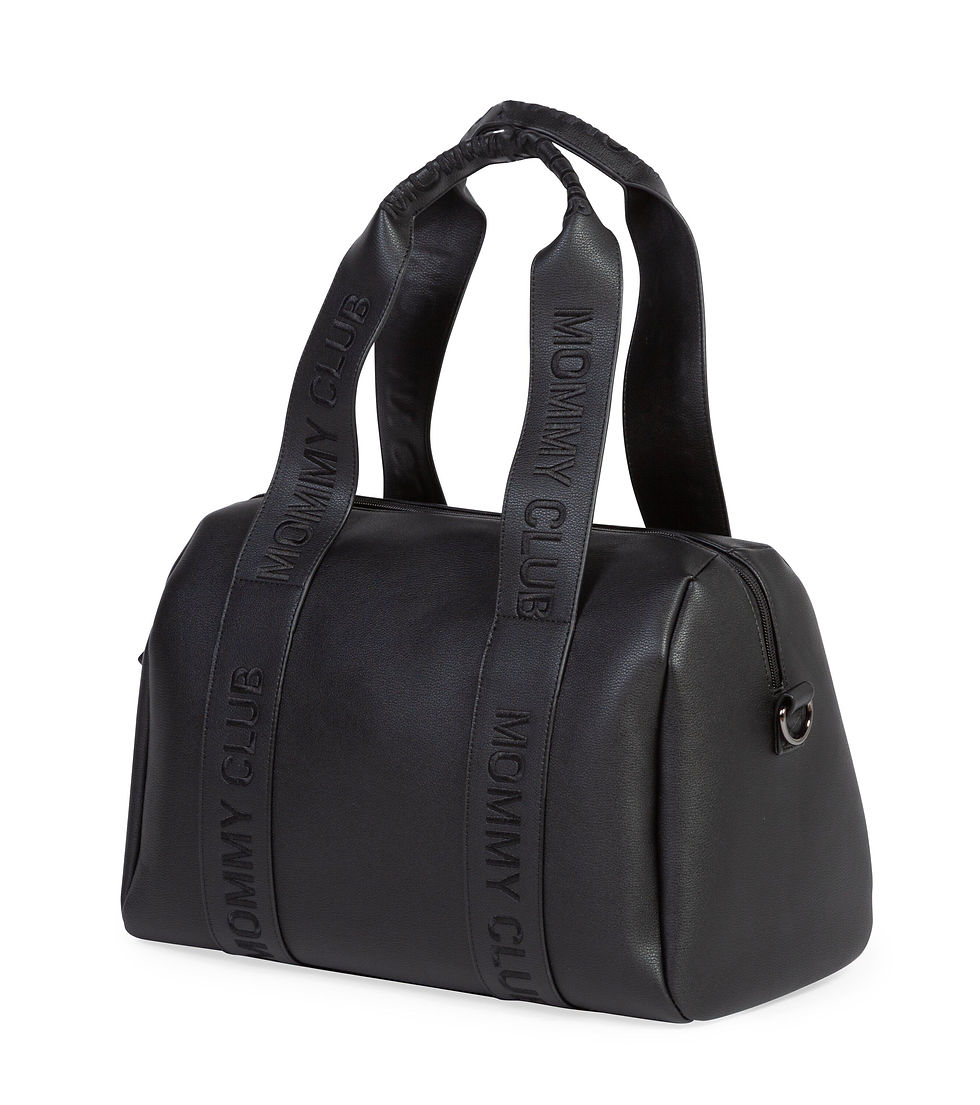 Thumbnail: Childhome Mommy Club Signature Simili Leather Black