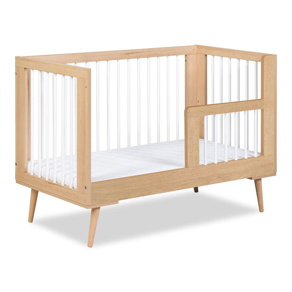 Thumbnail: Sofie Cot Beech with Bedguard