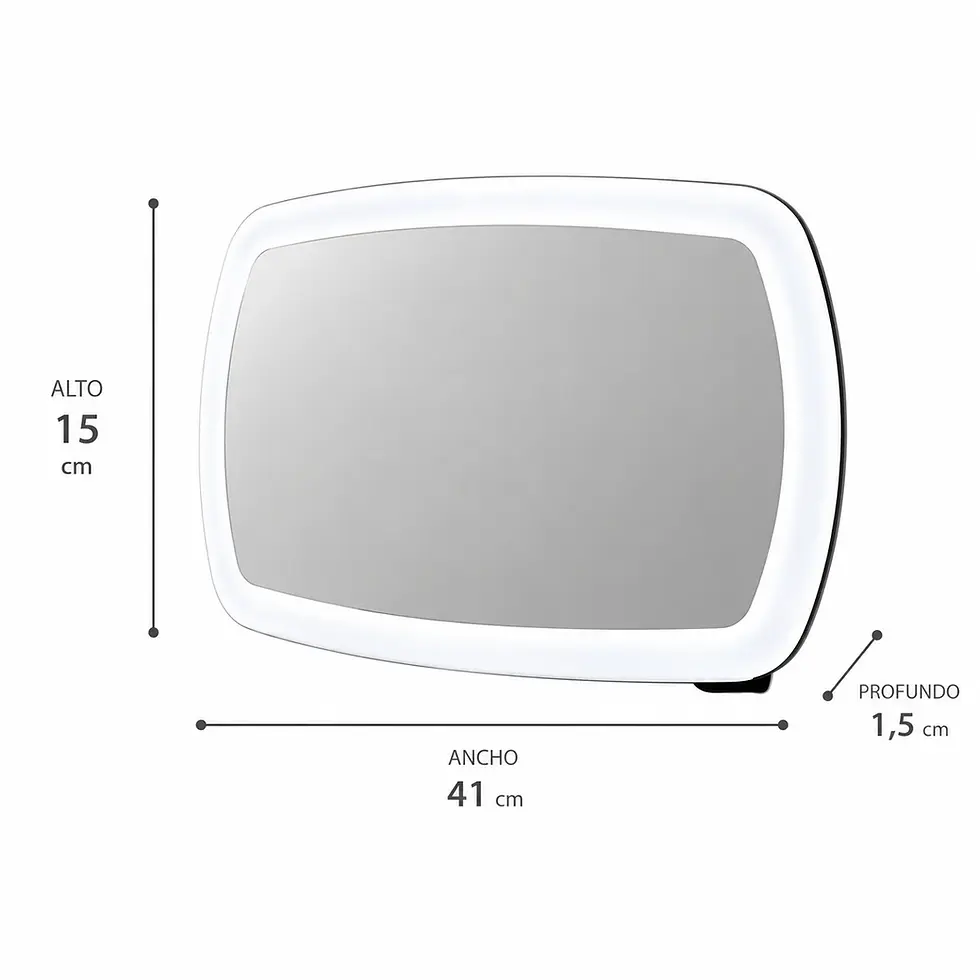 Thumbnail: Asalvo Rotating Car Mirror with Led Light