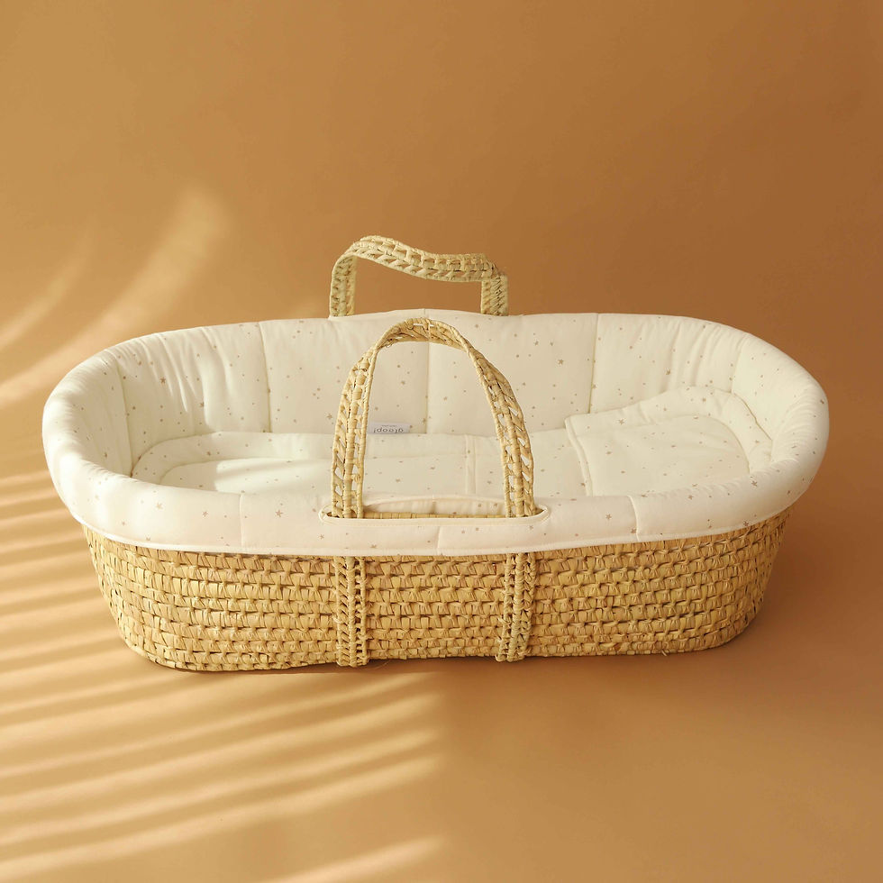 Thumbnail: Gloop Moses Basket Soft Sky