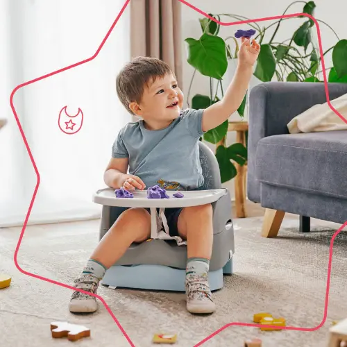 Thumbnail: Badabulle Home & Go Booster Seat Bears
