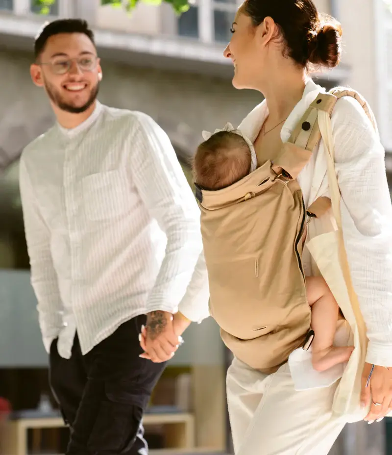 Thumbnail: Babymoov Moov & Boost 2 in 1 Baby Carrier