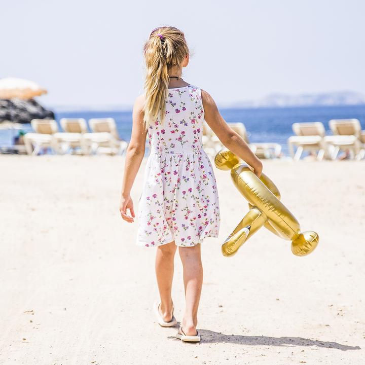 Thumbnail: Inflatable Gold Swan Split Swim Ring