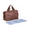 Thumbnail: Childhome Mommy Bag Signature Vegan Leather Brown