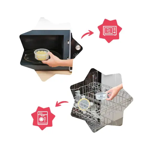 Thumbnail: Badabulle Food Containers 3x300ml