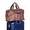 Thumbnail: Childhome Mommy Bag Signature Vegan Leather Brown