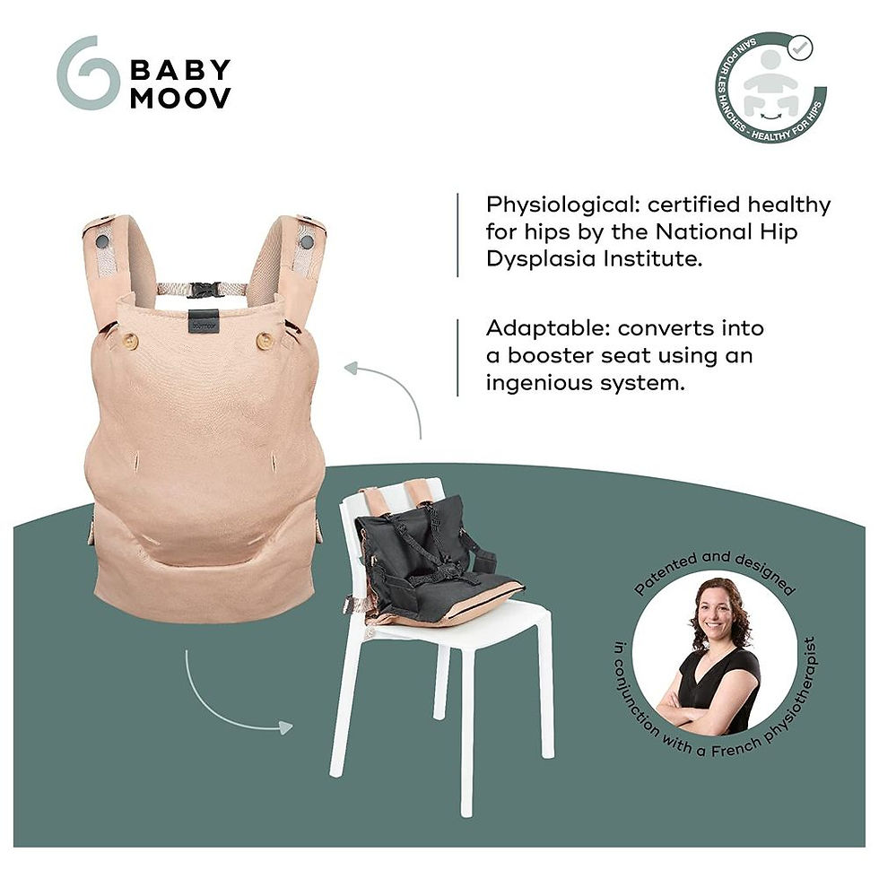 Thumbnail: Babymoov Moov & Boost 2 in 1 Baby Carrier