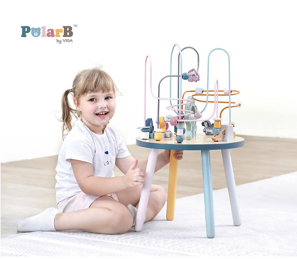 Thumbnail: PolarB Wooden Activity Table