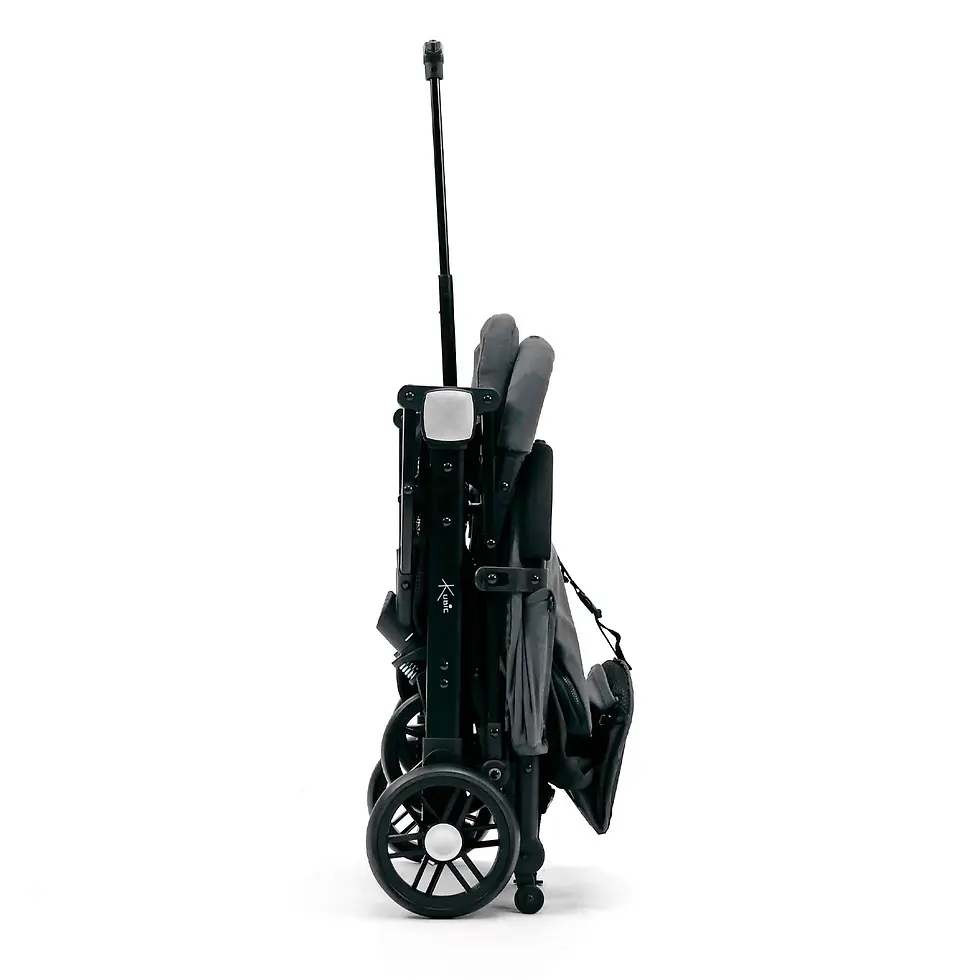 Thumbnail: Asalvo Kubic 2 Grey Stroller