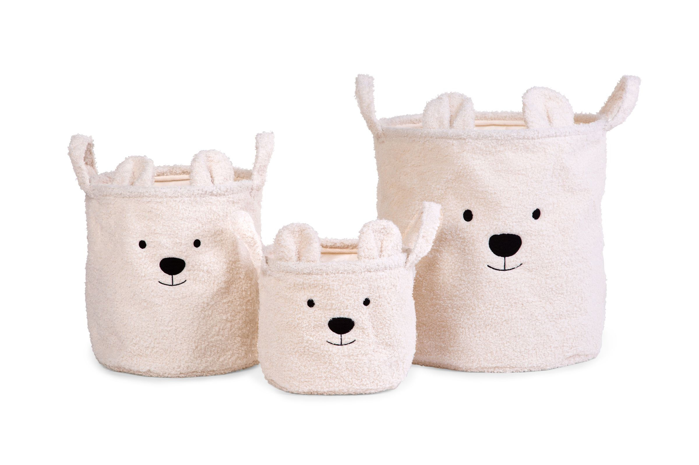 Childhome Storage Basket Teddy Off White