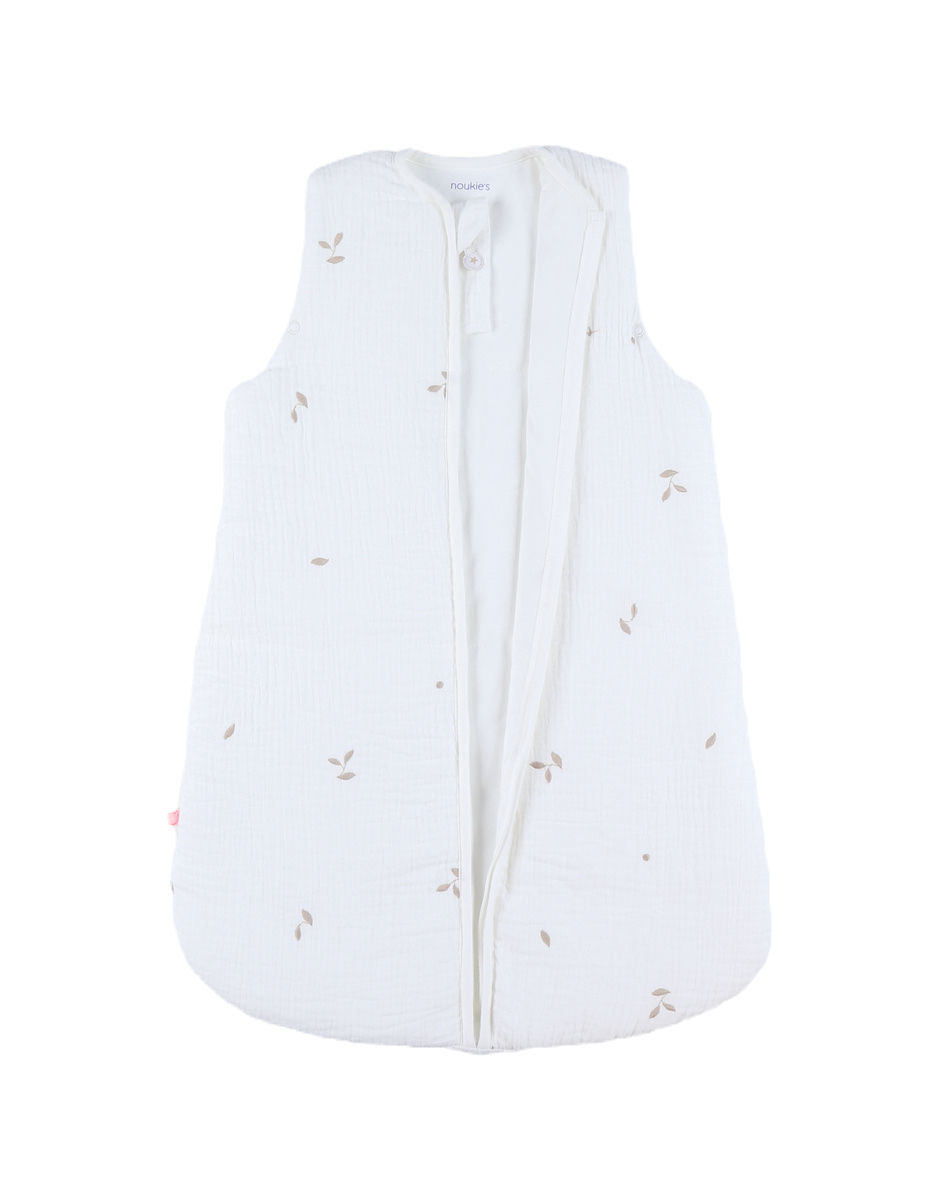 Thumbnail: Noukies Embroidered Sleeping Bag 70cm Muslin