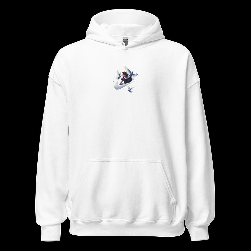 Thumbnail: "Snow White" Swoosh Embroidered Hoodie