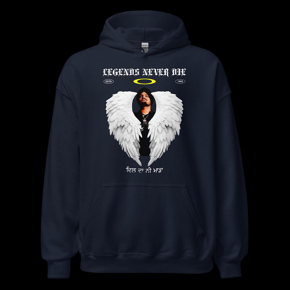 Thumbnail: "Legends Never Die" Sidhu Moosewala Print Hoodie