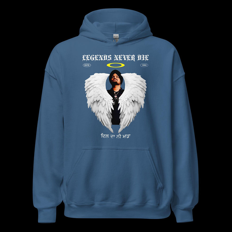 Thumbnail: "Legends Never Die" Sidhu Moosewala Print Hoodie