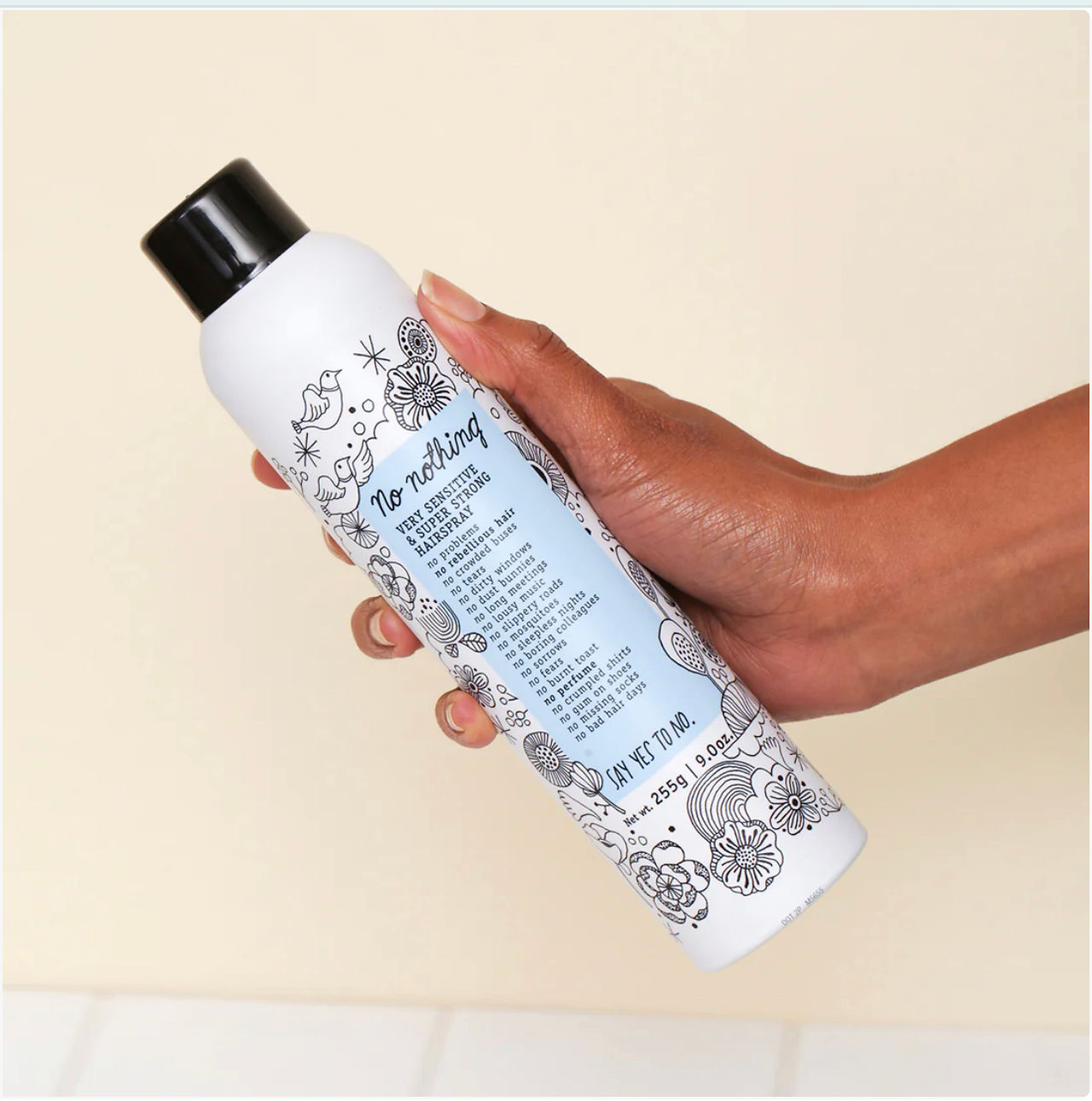 Super strong hairspray