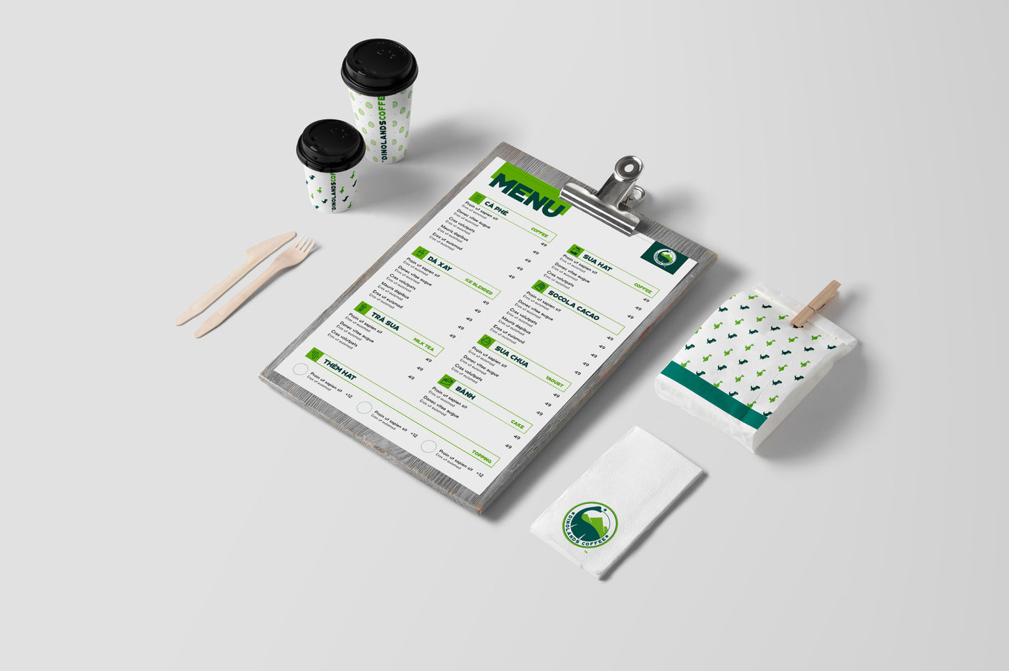 Menu Mockup