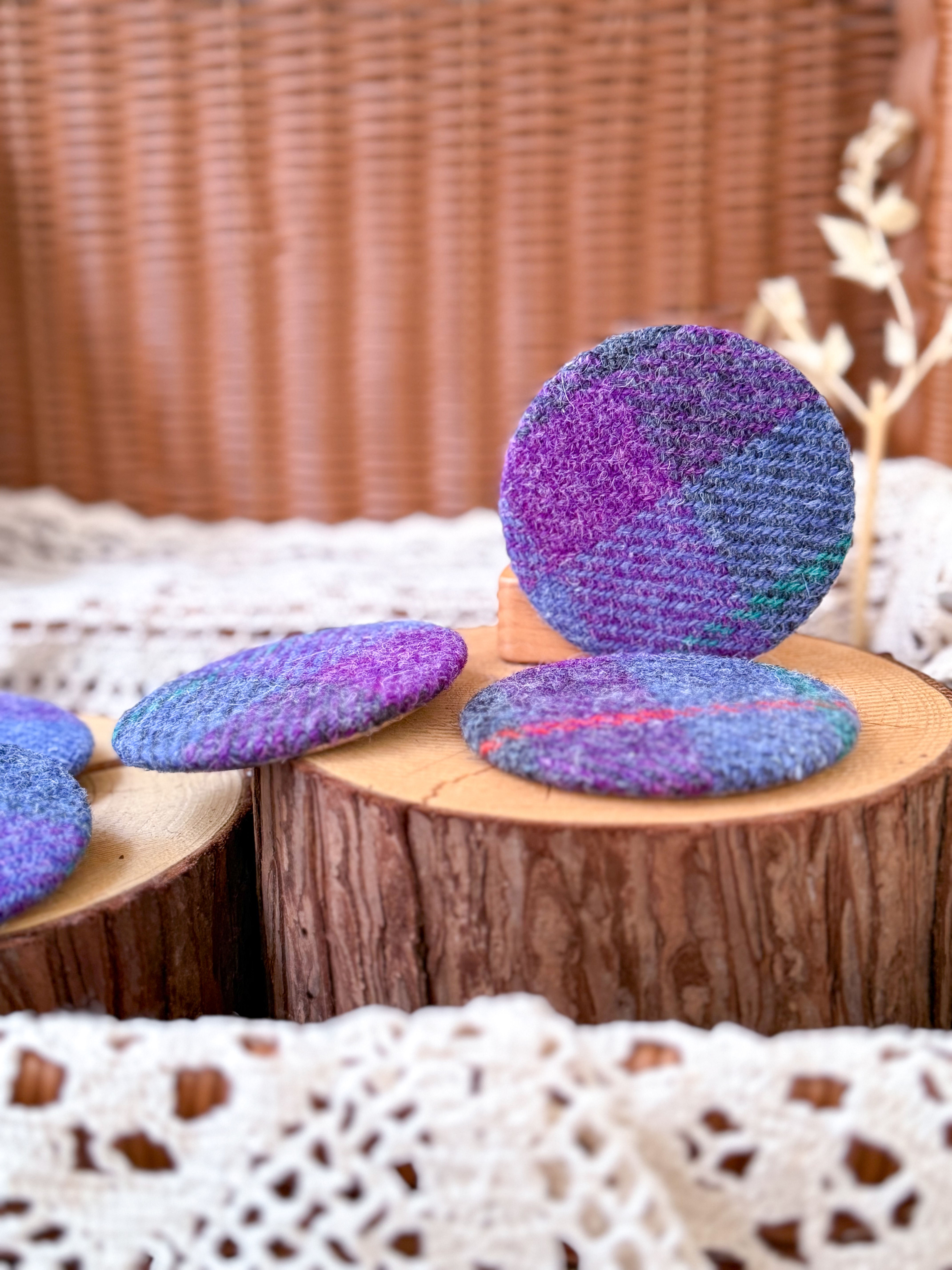 Poketto Kagami 鏡: Farringdon (Harris Tweed)