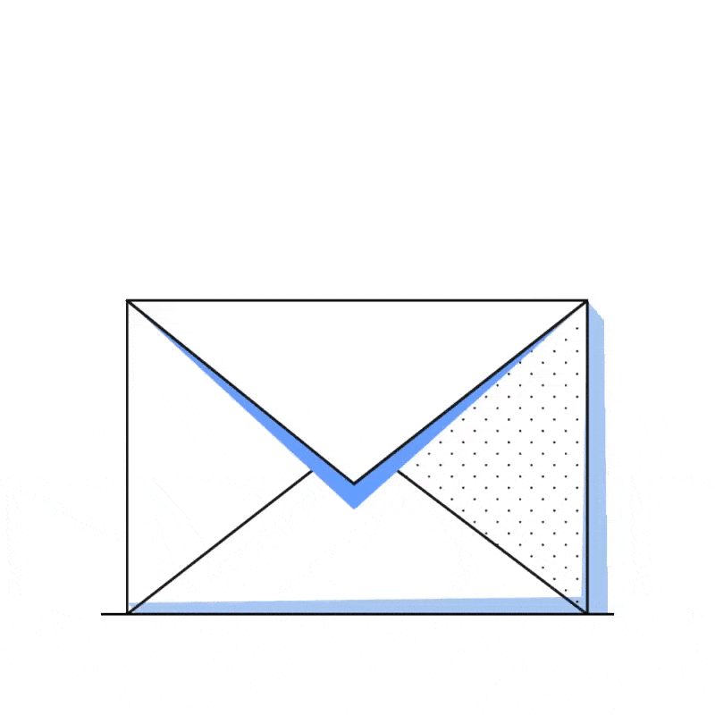 gif de uma carta abrindo
