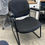 Thumbnail: Black Fabric Visitor Chair for Sale