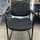 Thumbnail: Black Fabric Visitor Chair for Sale