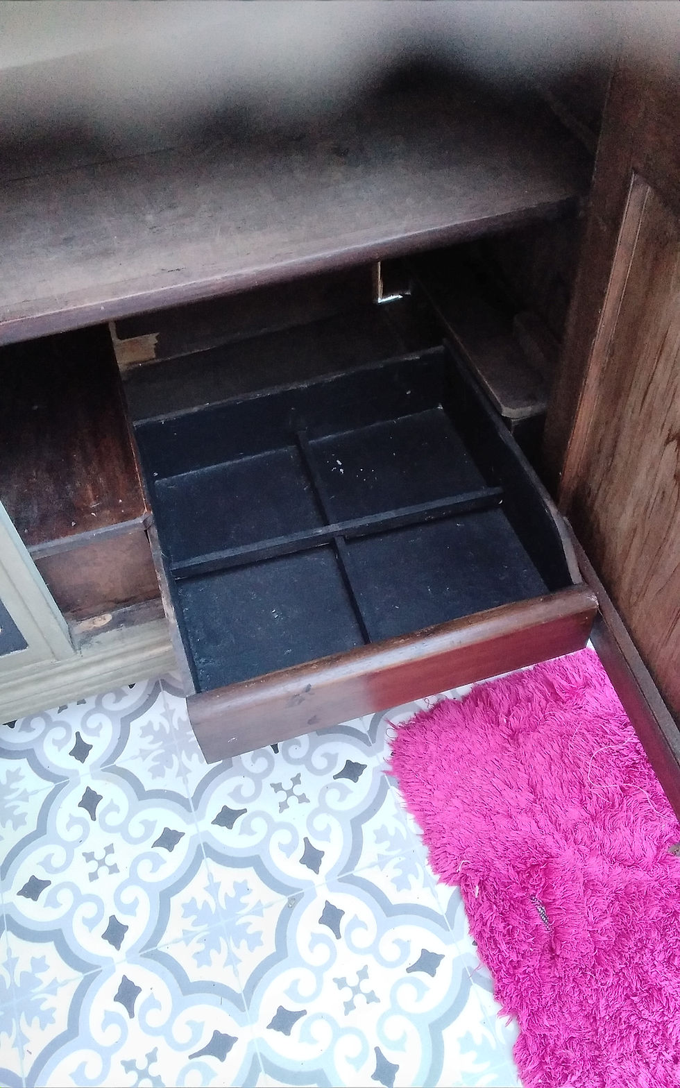 Thumbnail: Decorative Vintage oak sideboard 