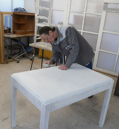 élève en préparation patine