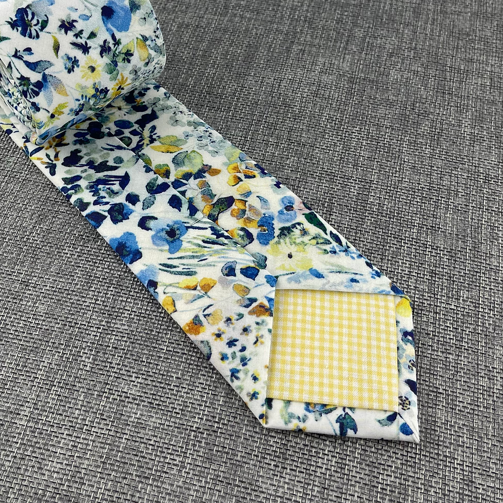 Thumbnail: Monsoon Meadow Necktie (Azure)