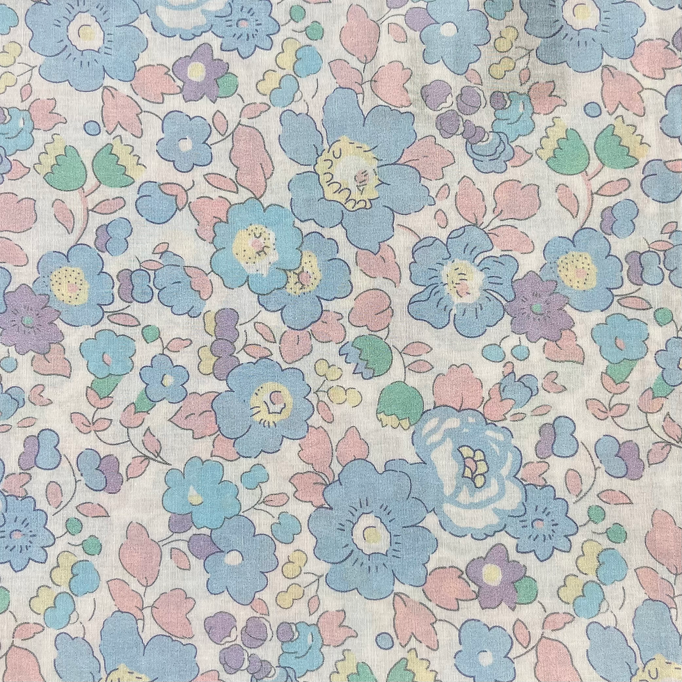 Thumbnail: Light Blue Slim Necktie & Floral Pocket Square Set