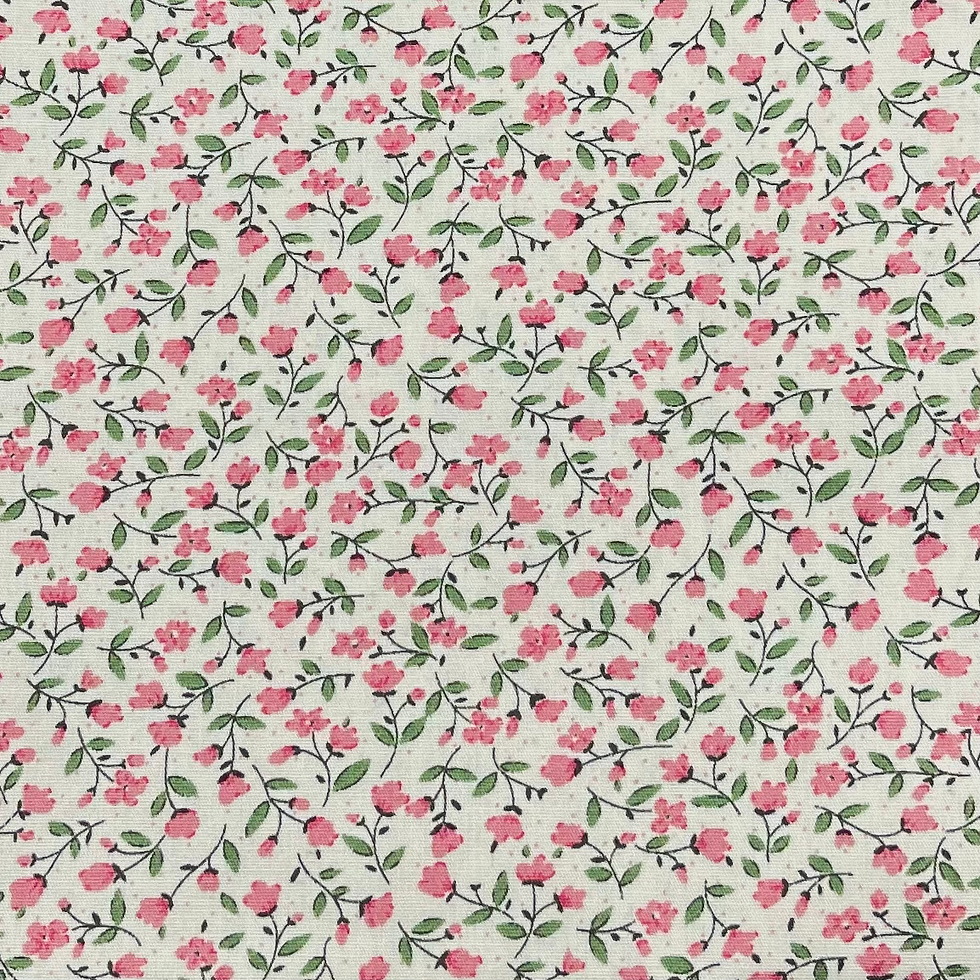 Thumbnail: Rosewood Pink Slim Necktie & Floral Pocket Square Set