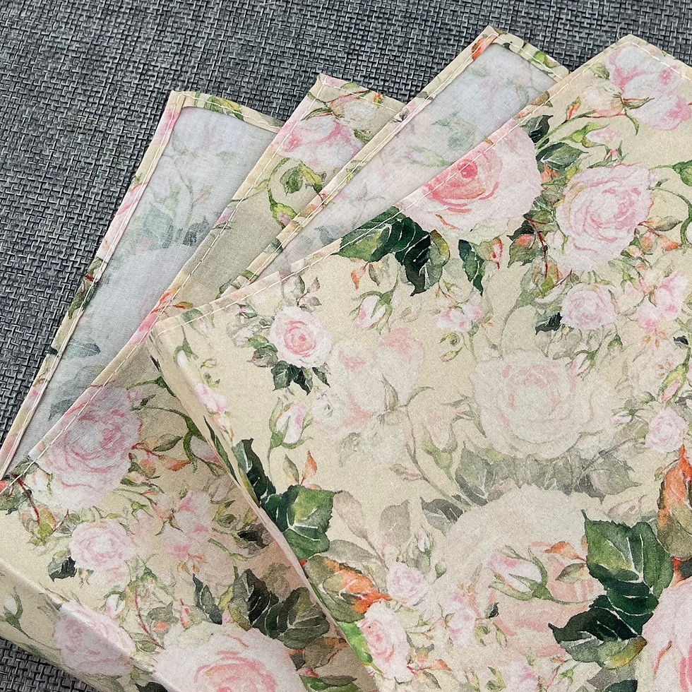 Thumbnail: Orchid Pink Slim Necktie & Floral Pocket Square Set