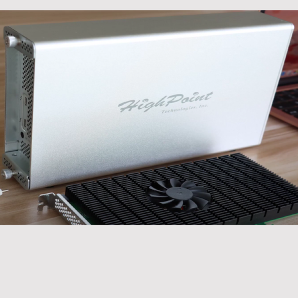 How to install a PCIe card in the RocketStor 6661A