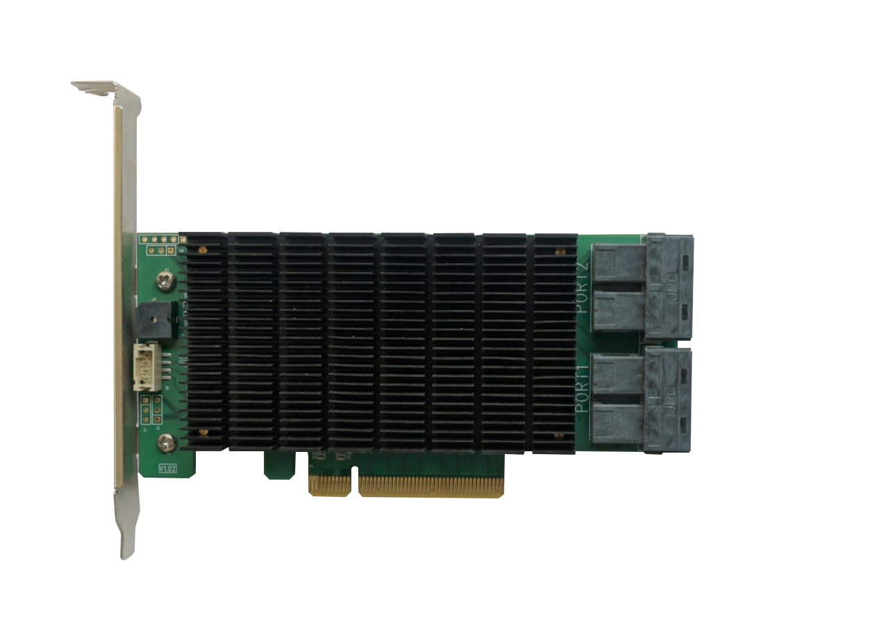 RocketRAID 840A 16台RAIDカード +おまけケーブル4本