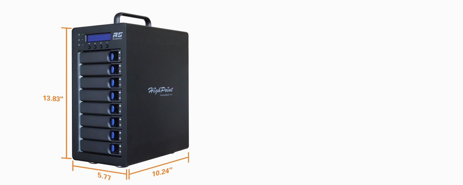 Amazon.com: HighPoint RocketStor 6314A 4-Bay Thunderbolt 2 Hardware RAID  Storage Enclosure : Everything Else