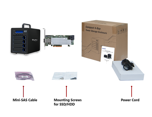 RocketStor 6434TS 4-bay SAS/SATA RAID Enclosure | HighPoint-tech.com