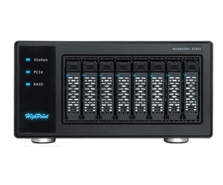 RocketStor 6542AW 8-Bay PCIe 4.0 x16 NVMe RAID Enclosures | HighPoint -tech.com