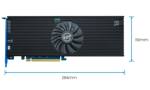 Rocket 7608A – PCIe Gen5 x16 to 8-M.2x4 NVMe RAID AIC | HighPoint