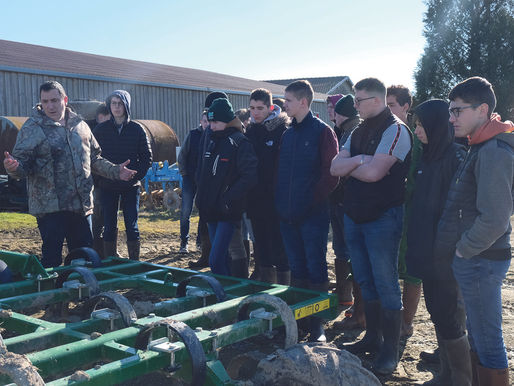 Des élèves de la MFR en visite à Termes !