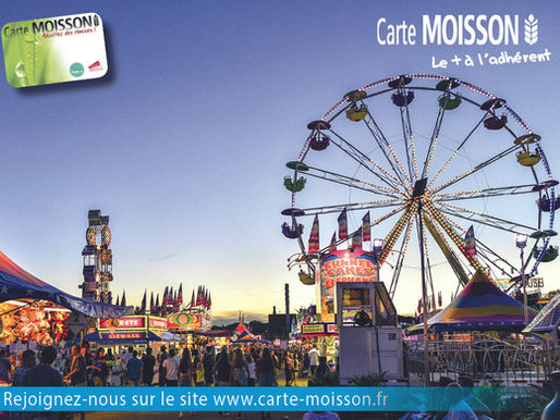 Carte Moisson 2023 : cap sur les parcs d'attraction !