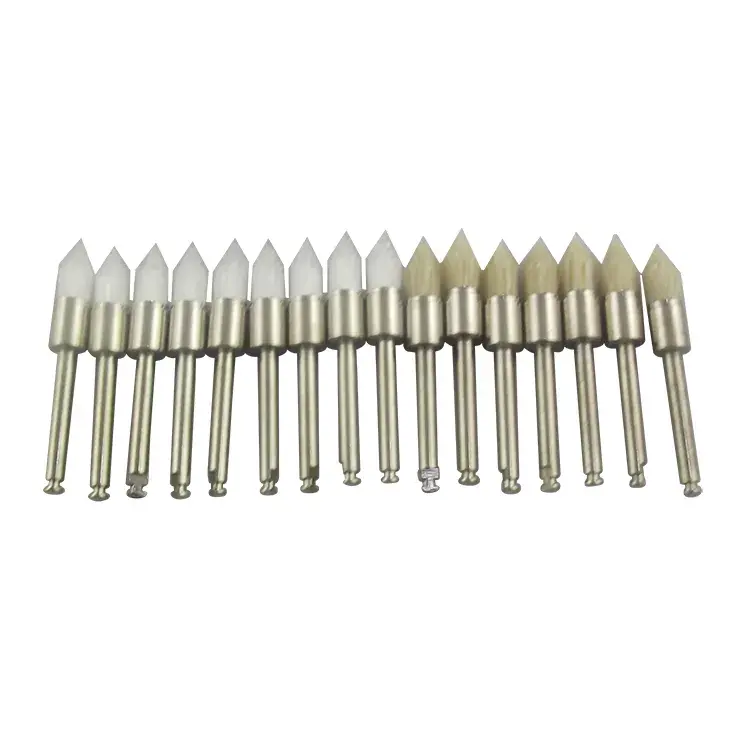 Latch Style Tapered Prophy Brushes Disposable Nylon Dental Polishing Brush