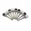 Thumbnail: Dental Latch Style Flat Prophy Cup Brush with White Nylon