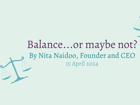 Balance...or maybe not?