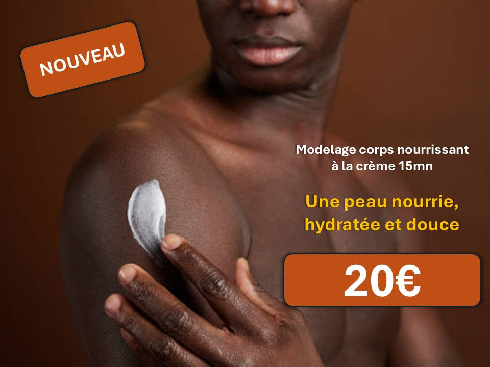 nouveaux soin nourissant corps homme à la crème