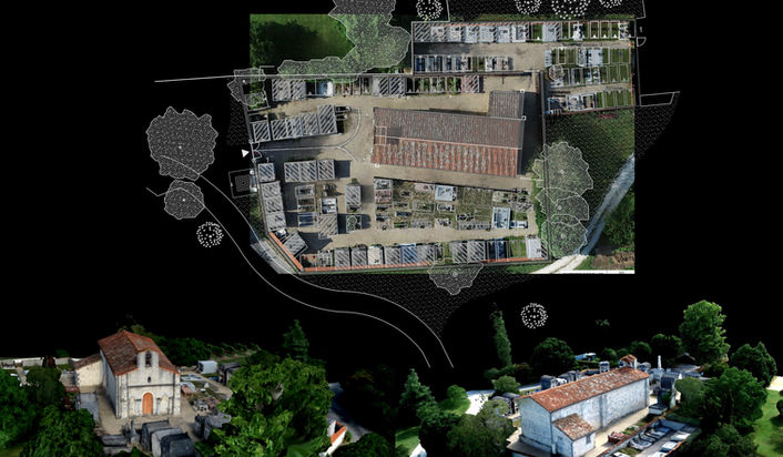 relevé de cimetière pour la gestion informatisée des cimetières communaux