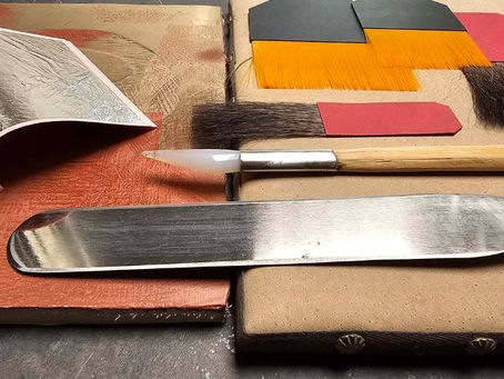 Learning the Art of Gold Leaf Gilding