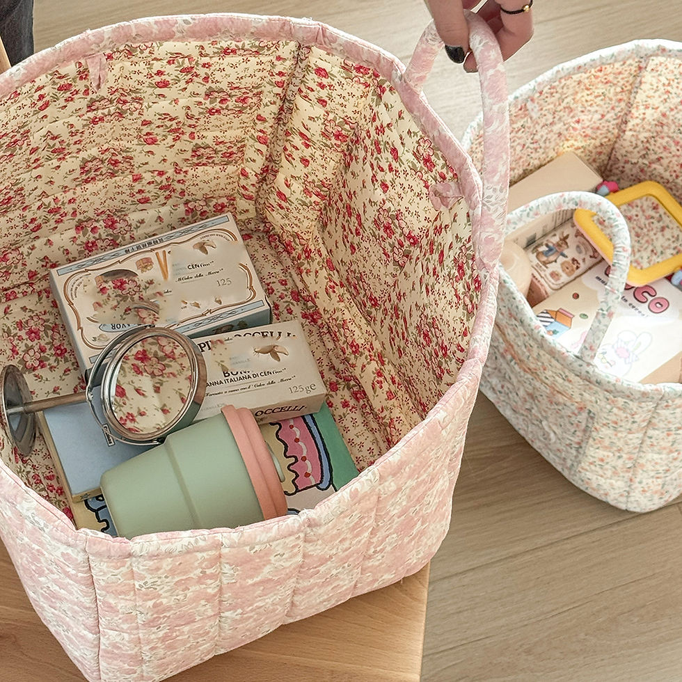 Thumbnail: Olyra Cottage Charm Storage Basket