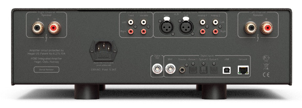 H400 back panel, H400 connections,