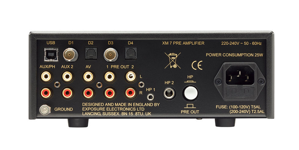 EXPOSURE XM7 connections
