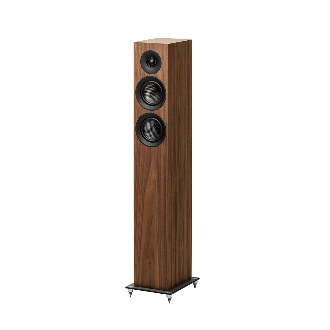 PROJECT SPEAKER BOX 10E CARBON FLOORSTANDING LOUDSPEAKERS in walnut