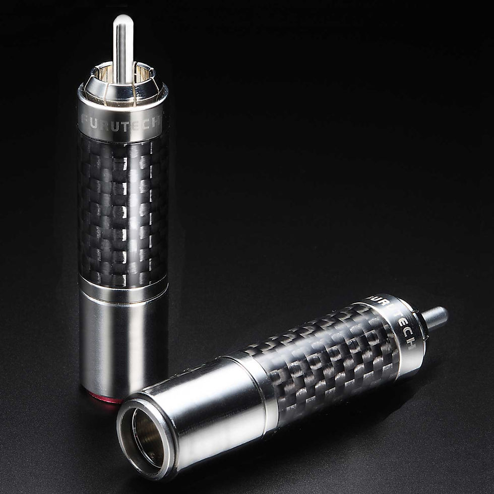FURUTECH CF-102 RHODIUM RCA PLUGS - PAIR
