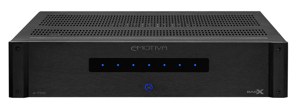 Emotiva A-700 home theatre power amplifier, the little audio company,